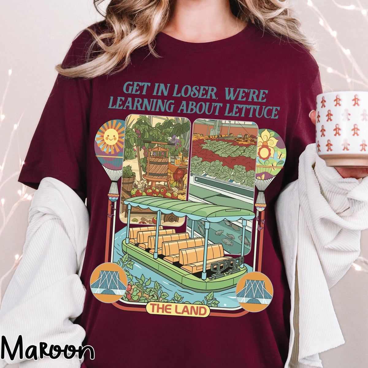 Retro Theme Park Farm Aesthetic T-Shirt – Funny Lettuce product image 11