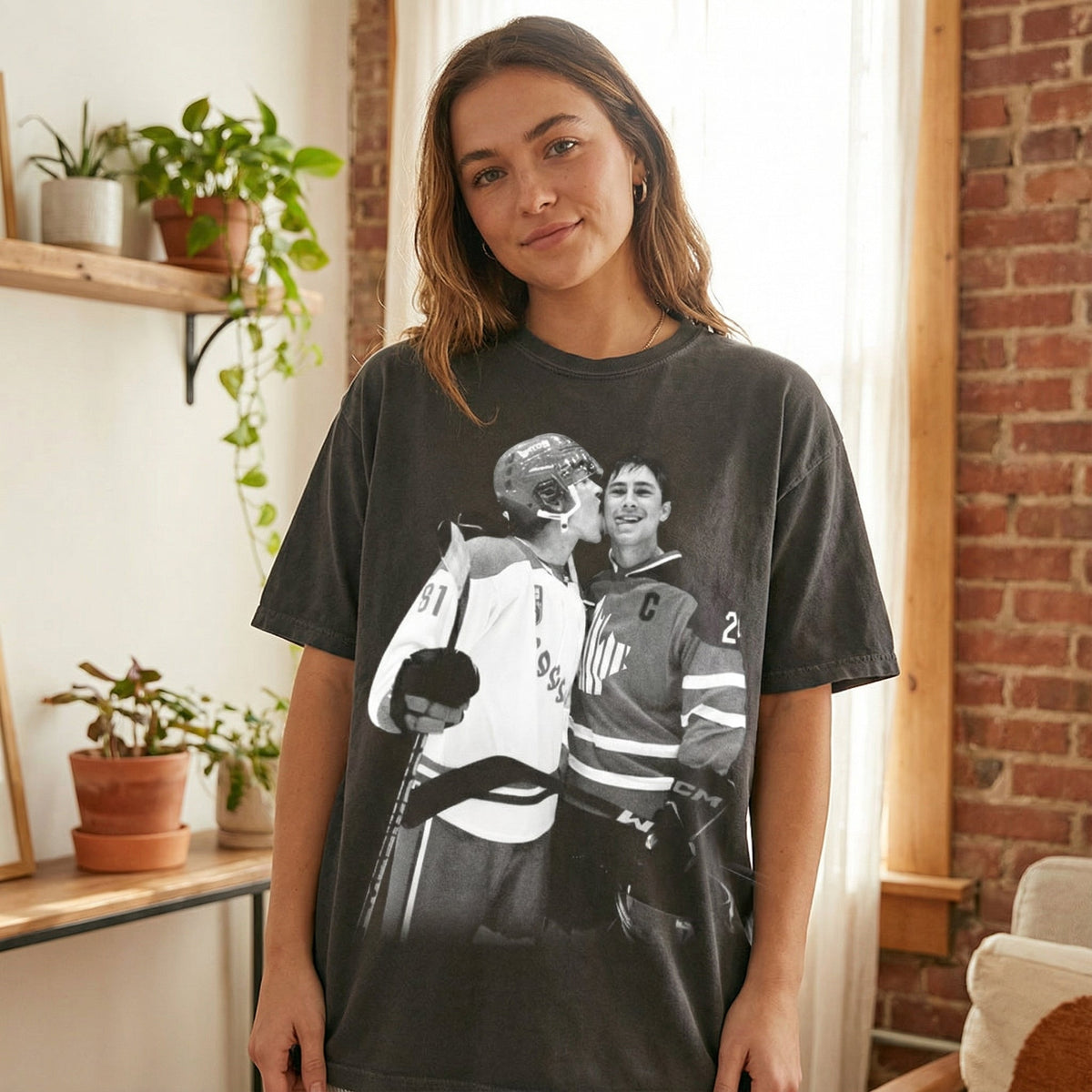 Retro Hockey Rivalry Shirt – Vintage Fan Tee – Game Day product image 2