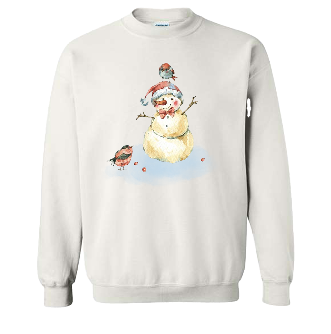 Retro Snowman With Cardinals product image 2