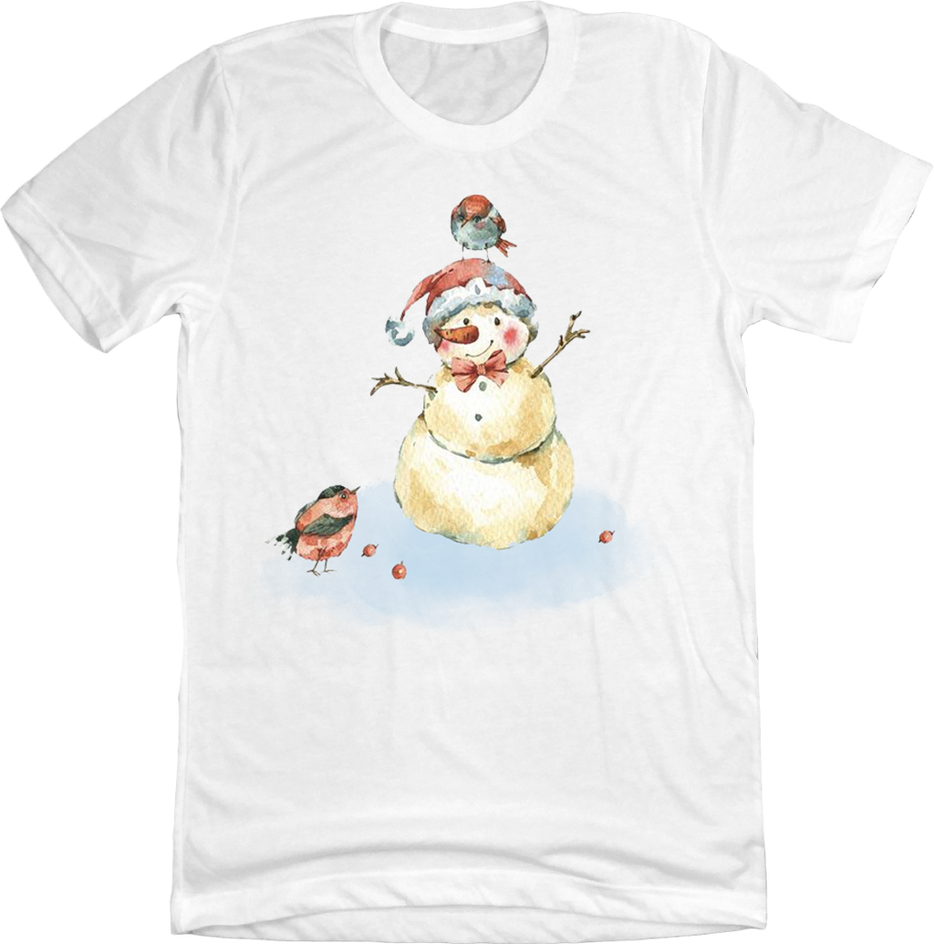 Retro Snowman With Cardinals product image 1