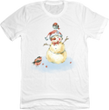 Retro Snowman With Cardinals product image 1