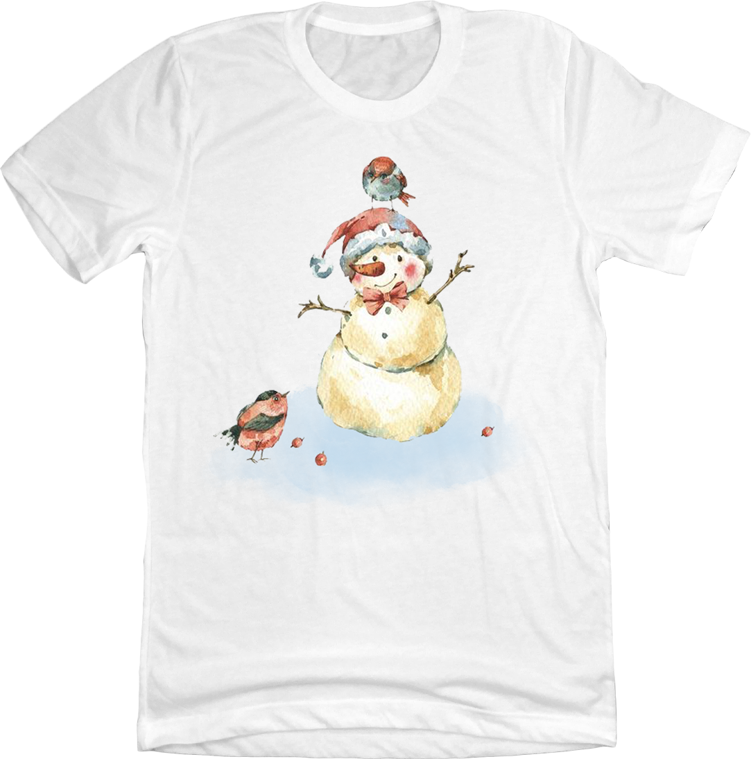 Retro Snowman With Cardinals product image 1