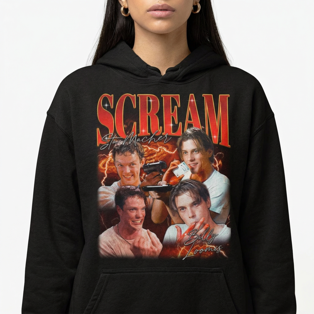 Scream Movie Billy & Stu T-Shirt – Horror Film Graphic Tee product image 3