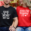She Stole My Heart I'm Keeping It Matching T-Shirts For product image 1