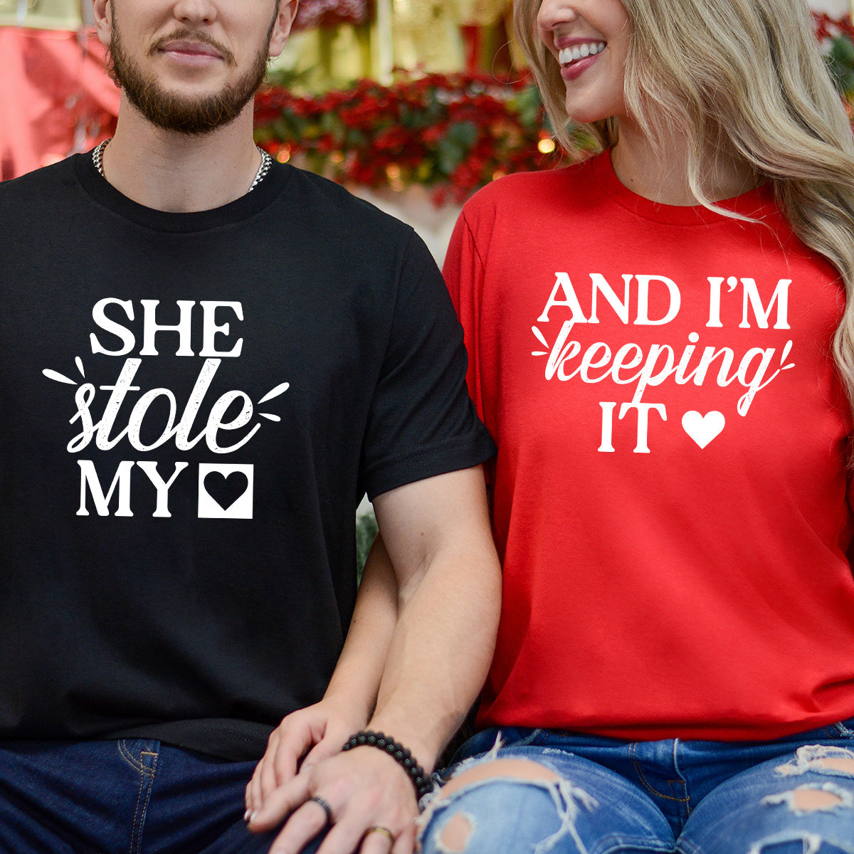 She Stole My Heart I'm Keeping It Matching T-Shirts For product image 1