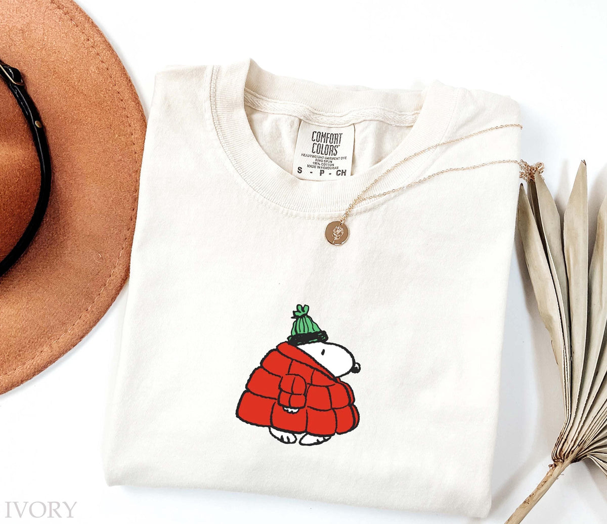 Puffer Jacket Beagle Shirt – Cute Winter Dog Christmas Tee product image 1