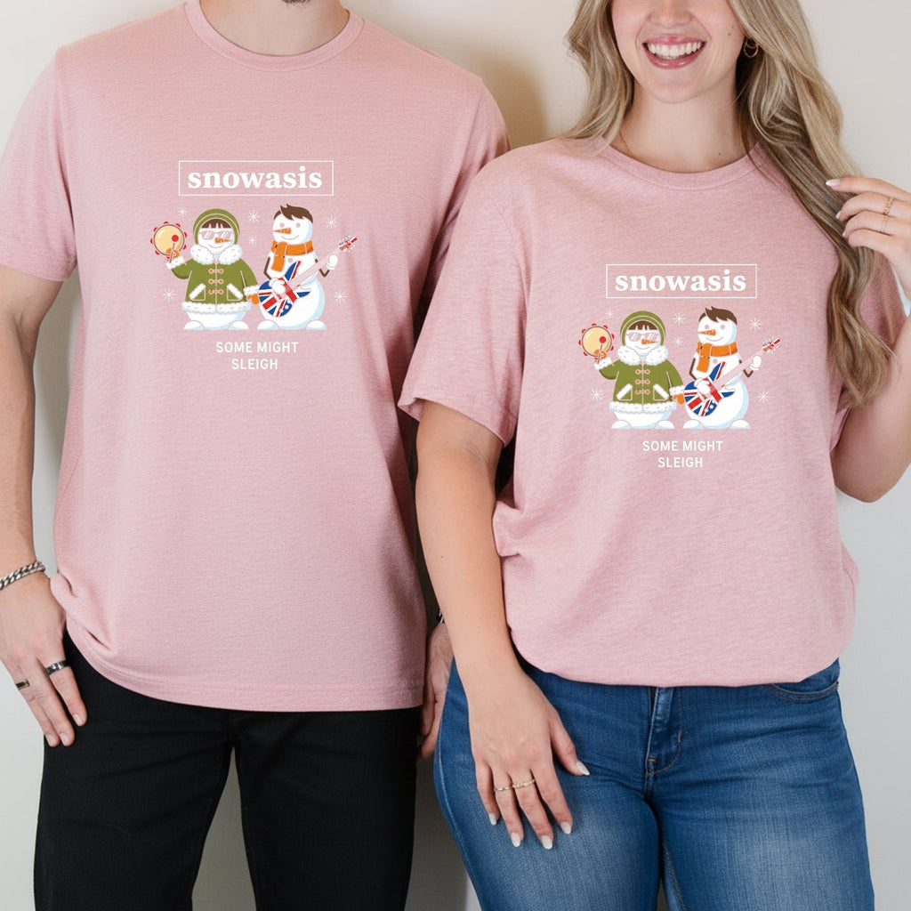 Snowasis Some Might Sleigh Christmas Matching T-Shirts For product image 6