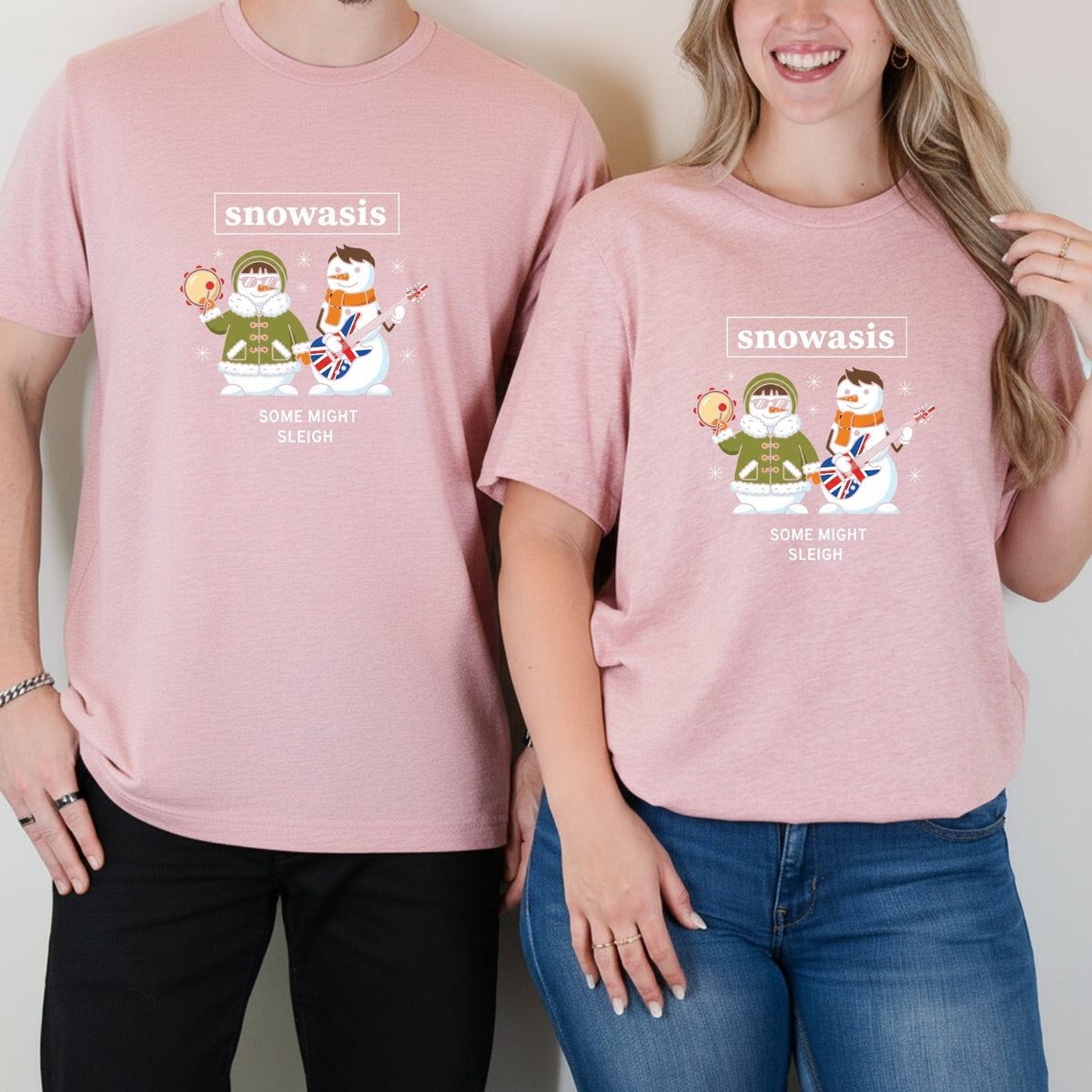 Snowasis Some Might Sleigh Christmas Matching T-Shirts For product image 6