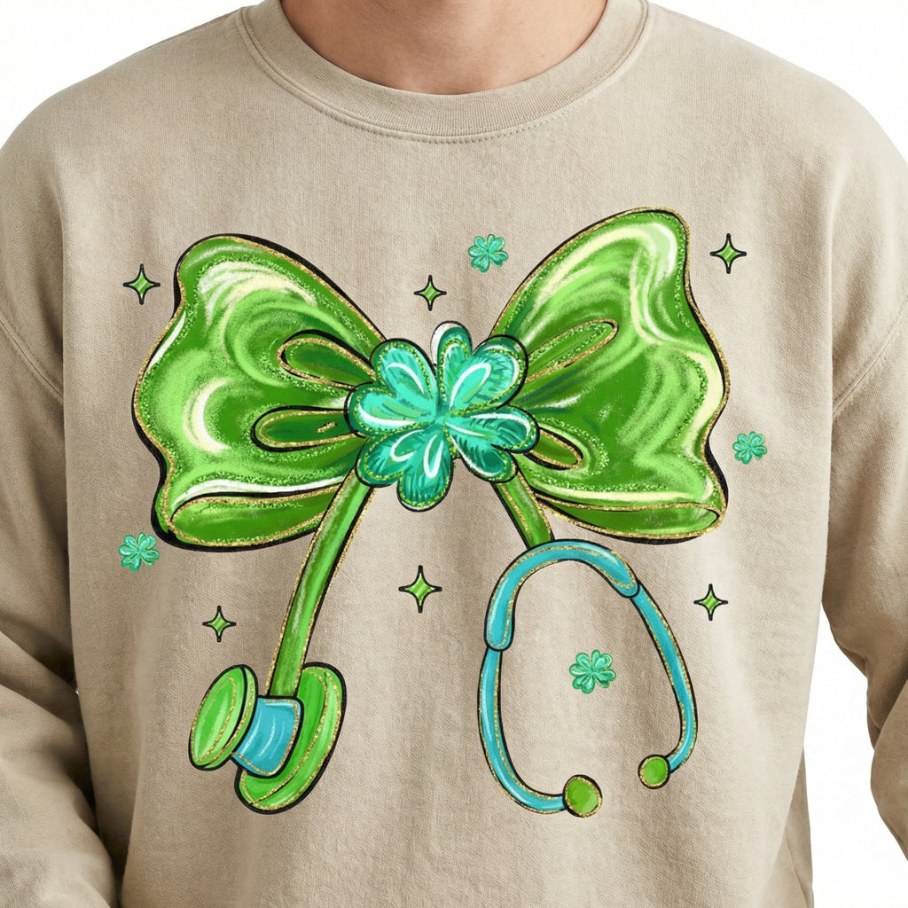 St Patricks Day Love Shamrock T-Shirt - Lucky Preppy product image 2