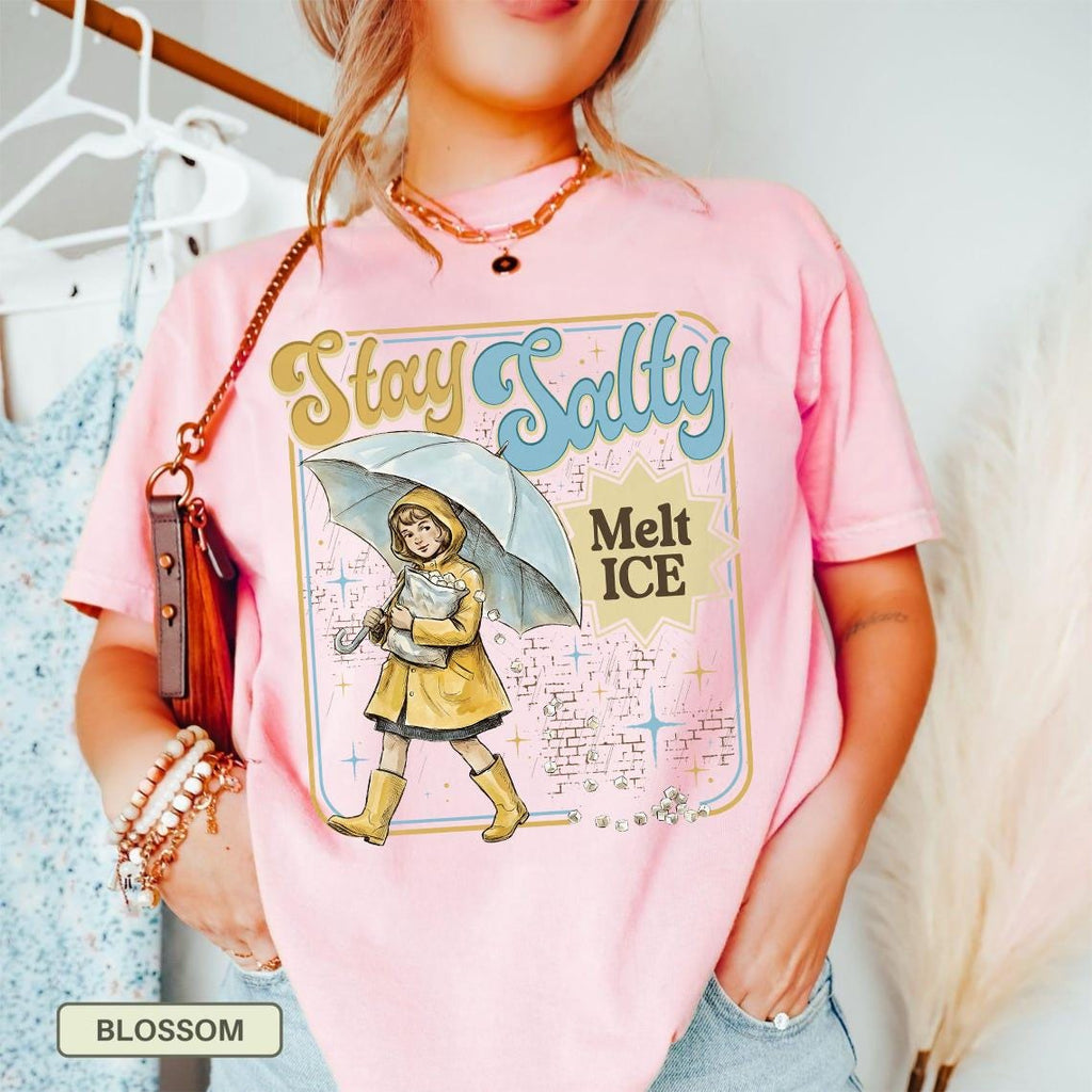 Stay Salty Anti-ICE Graphic Sweatshirt – Pro Immigration product image 4