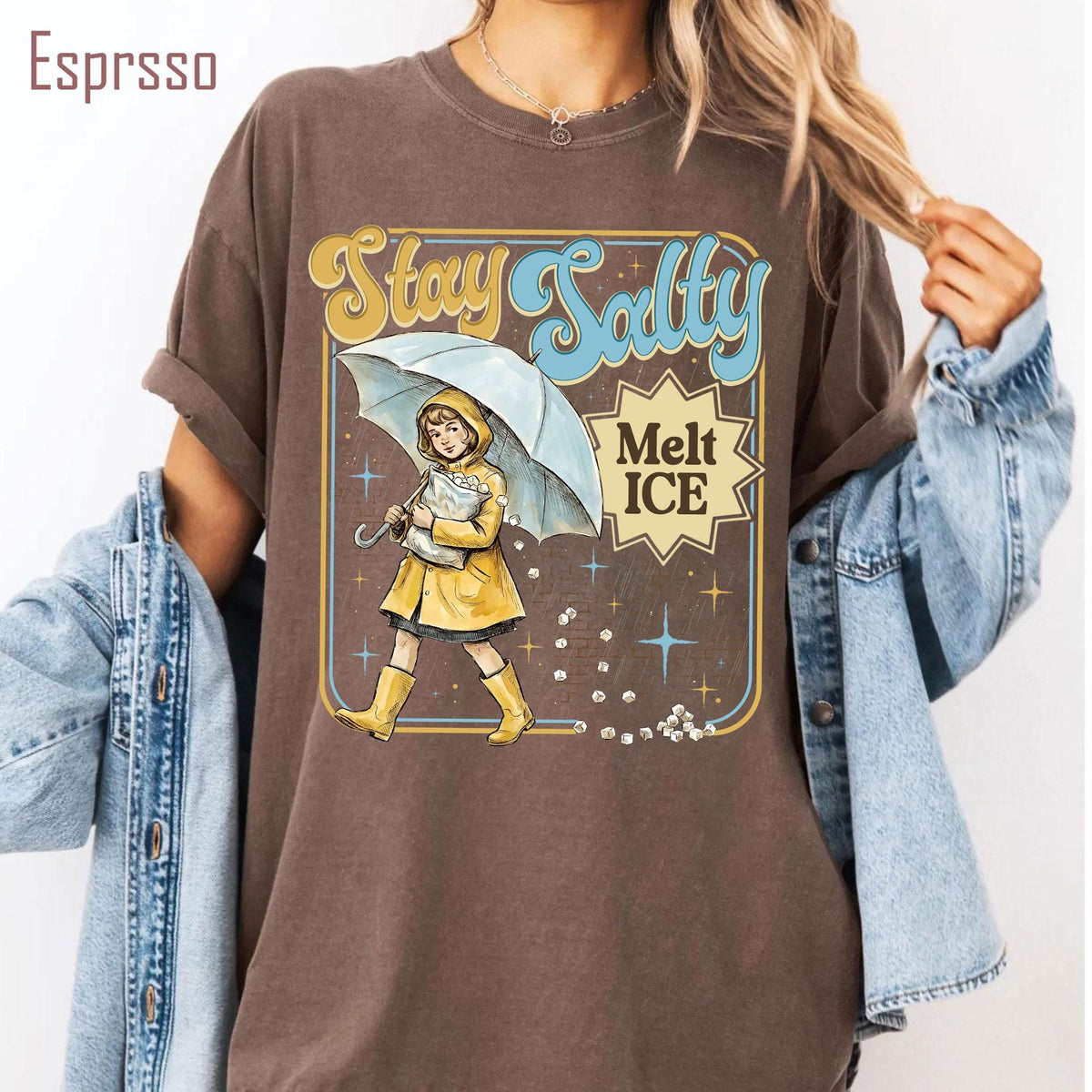Stay Salty Anti-ICE Graphic Sweatshirt – Pro Immigration product image 5