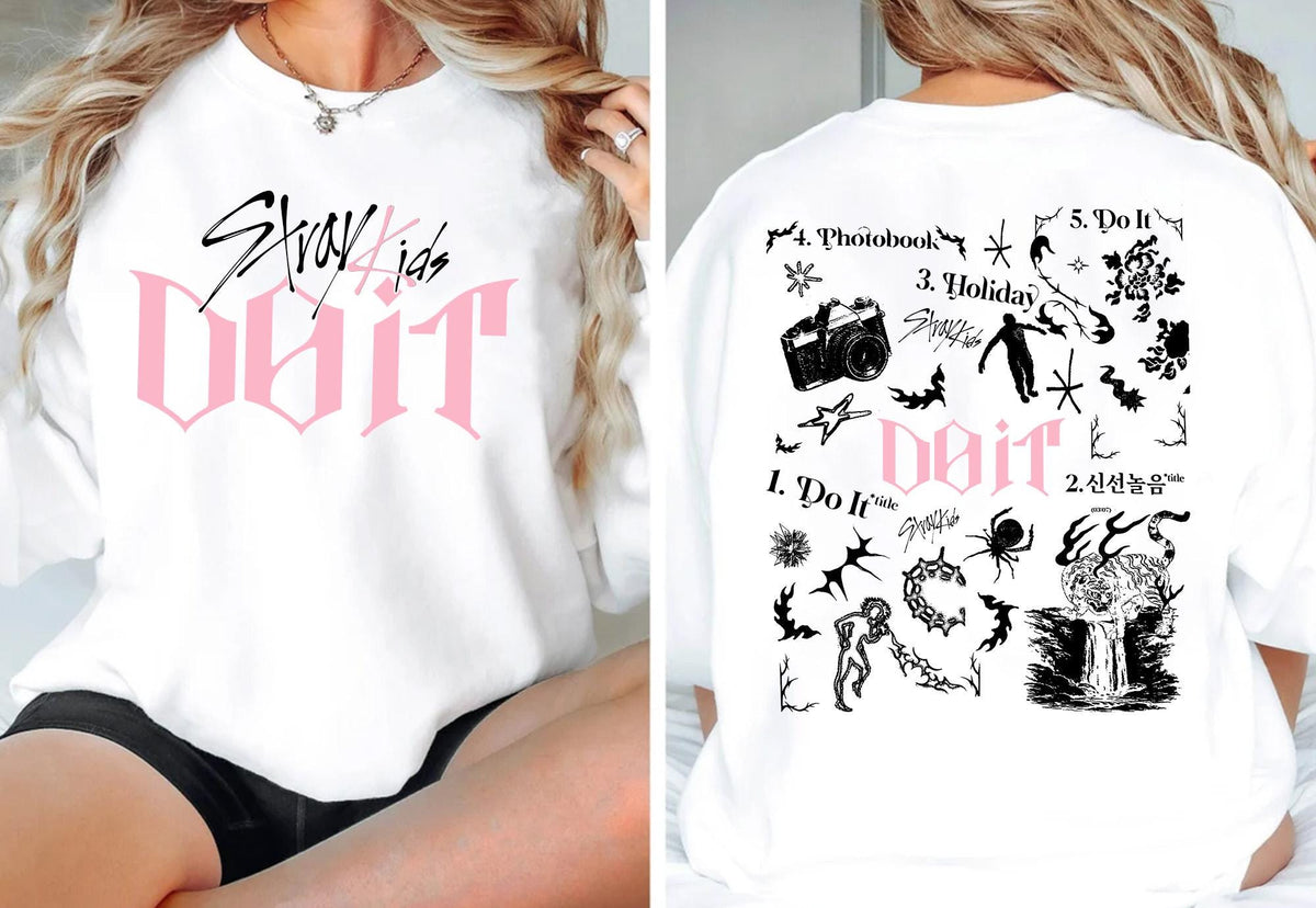SKZ It Tap Inspired T-Shirt – Do It Tracklist (2-Sided) product image 4