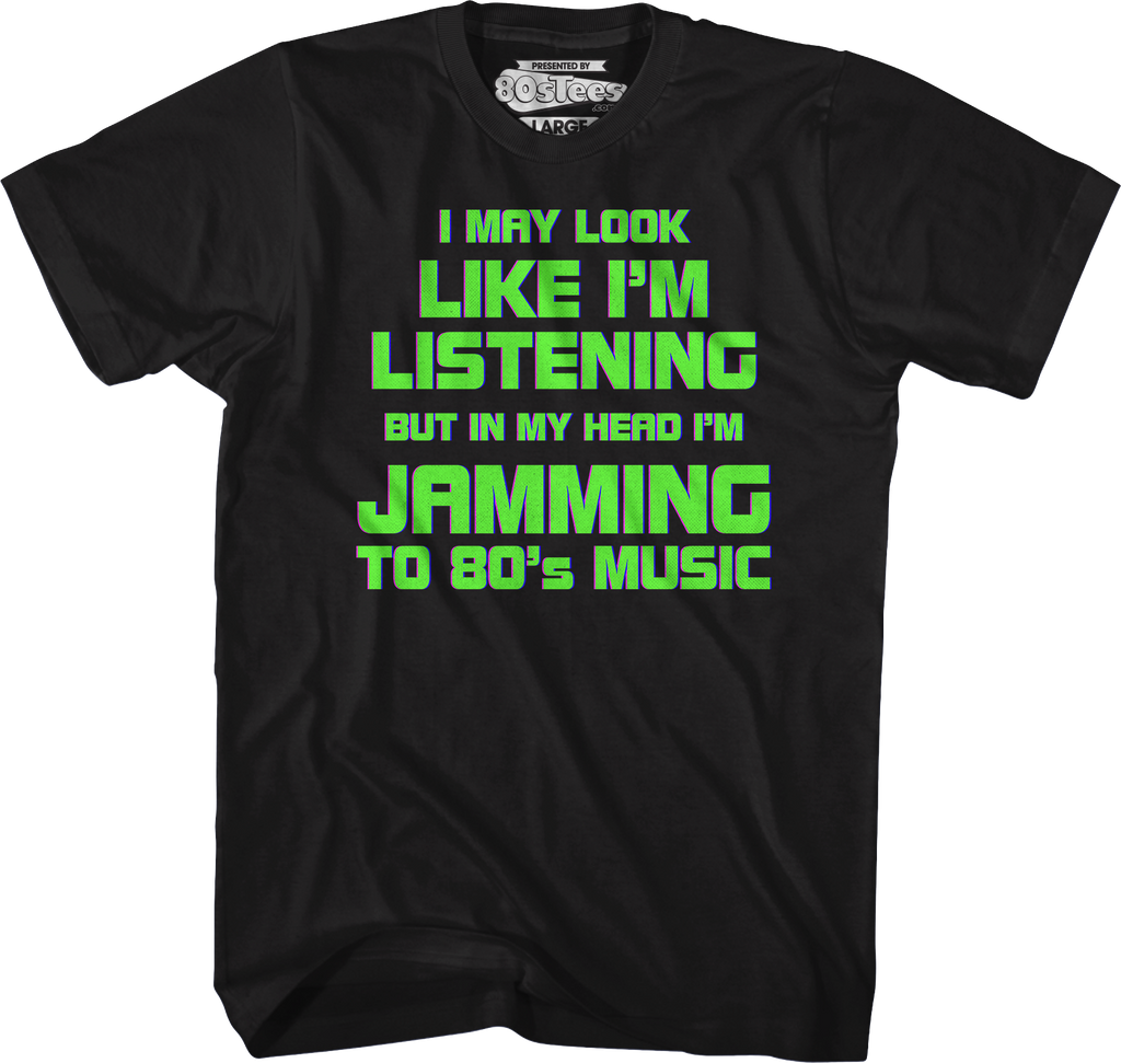 Jamming To 80's Music T-Shirt product image 4