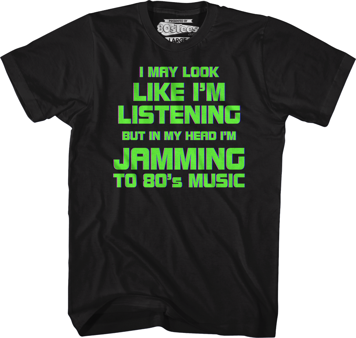 Jamming To 80's Music T-Shirt product image 4