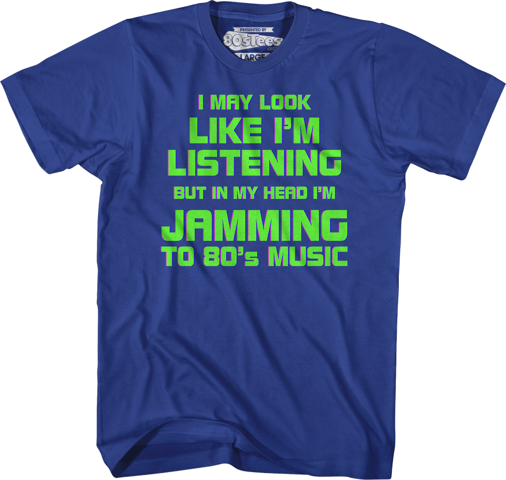 Jamming To 80's Music T-Shirt product image 5