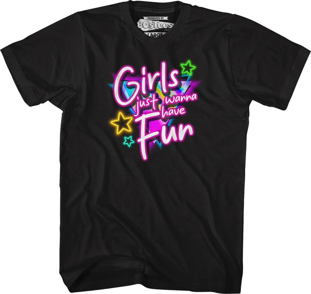 Womens Girls Just Wanna Have Fun Shirt product image 4