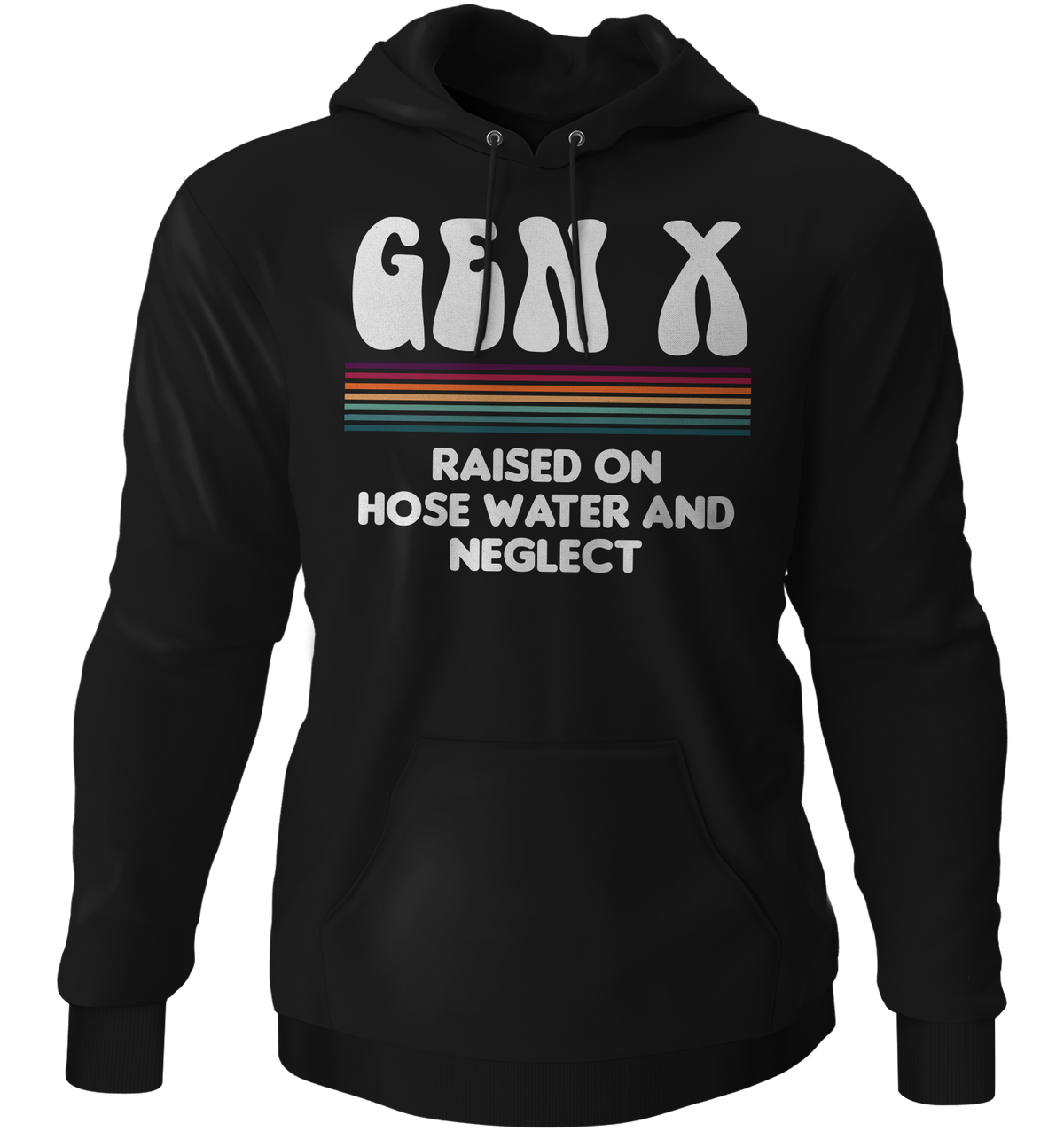 Gen X Raised On Hose Water And Neglect Hoodie product image 4