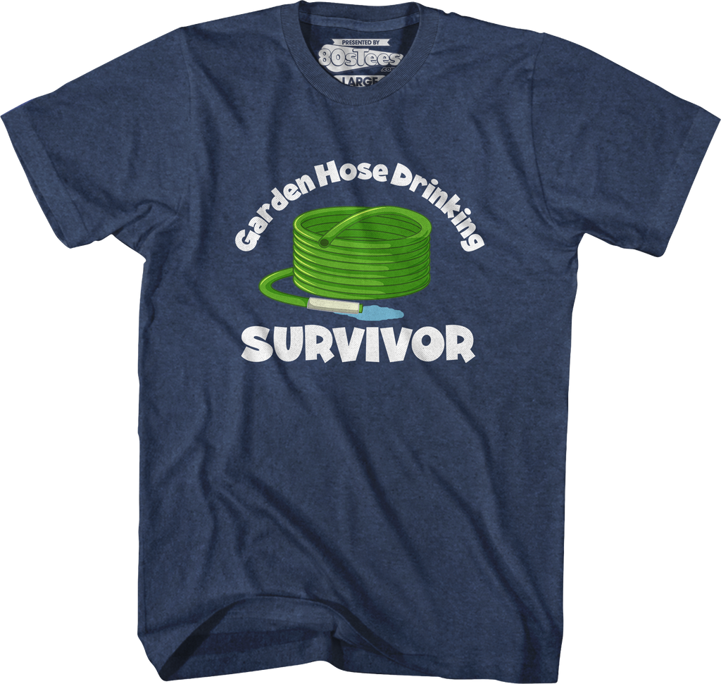 Garden Hose Drinking Survivor T-Shirt product image 5