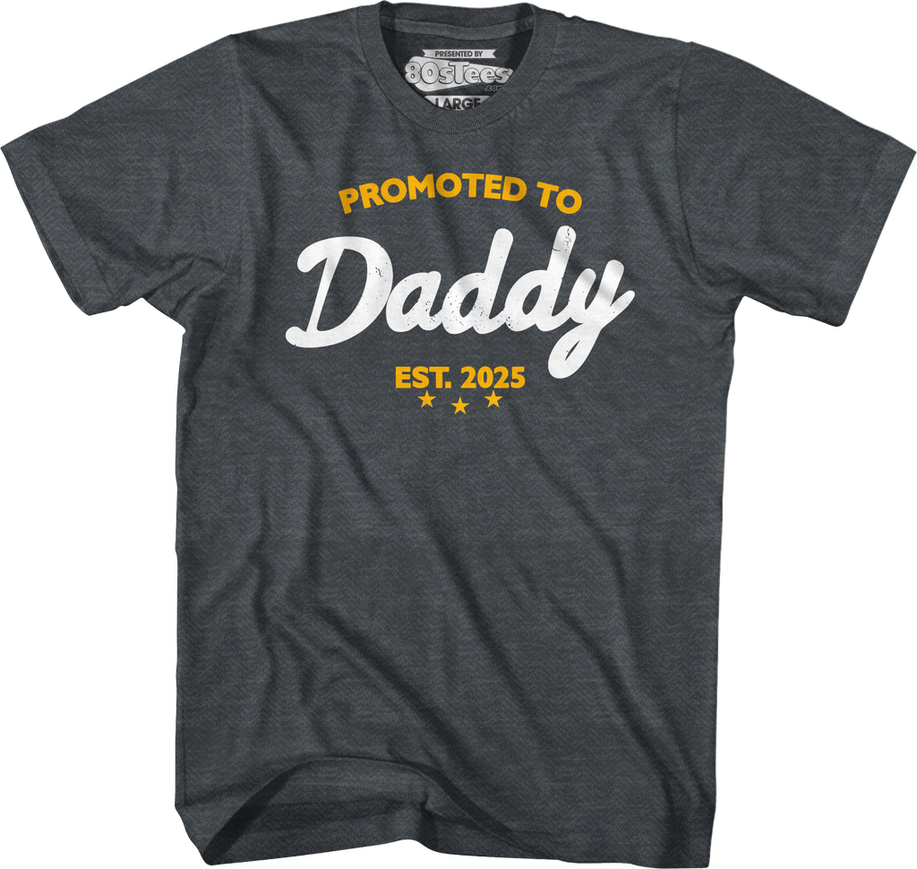 Promoted To Daddy 2025 T-Shirt product image 12