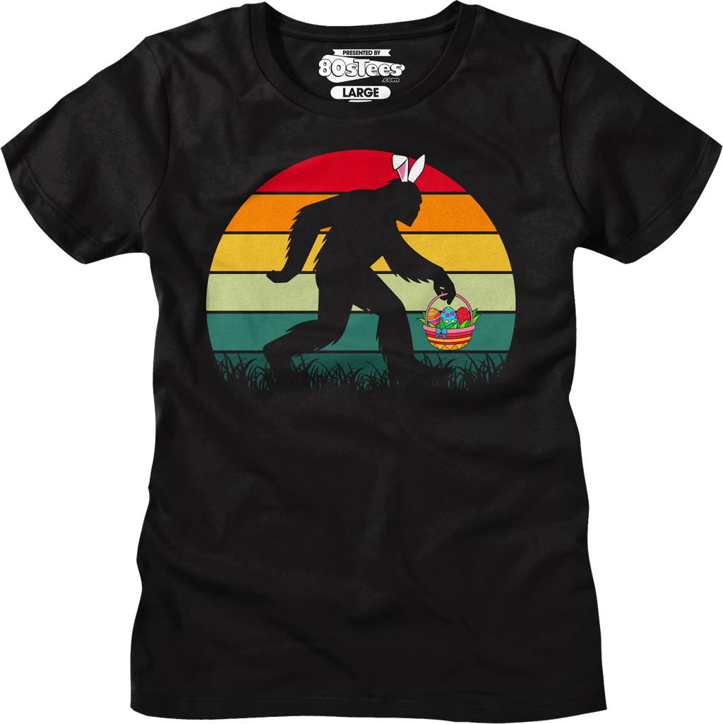 Womens Retro Easter Bigfoot Shirt product image 5