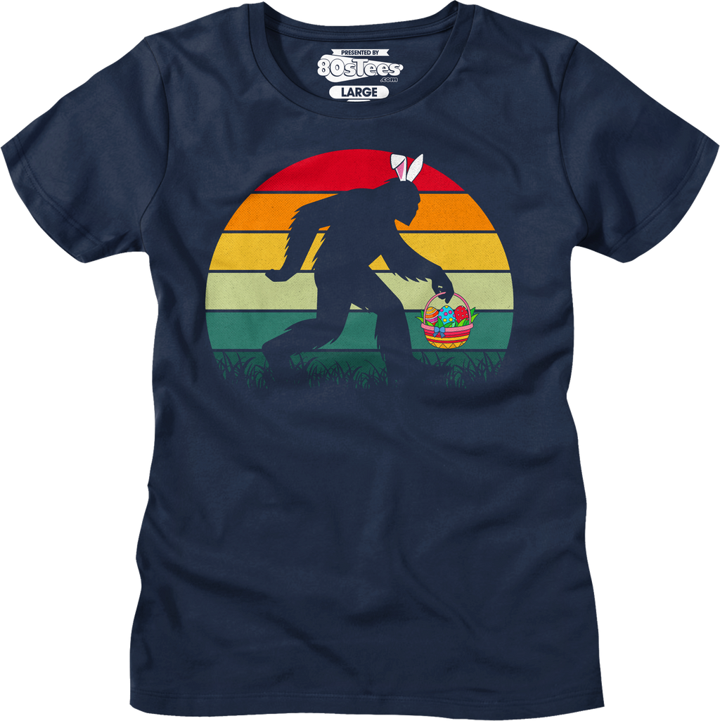 Womens Retro Easter Bigfoot Shirt product image 6
