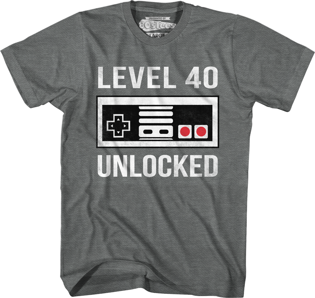 Level 40 Unlocked T-Shirt product image 5