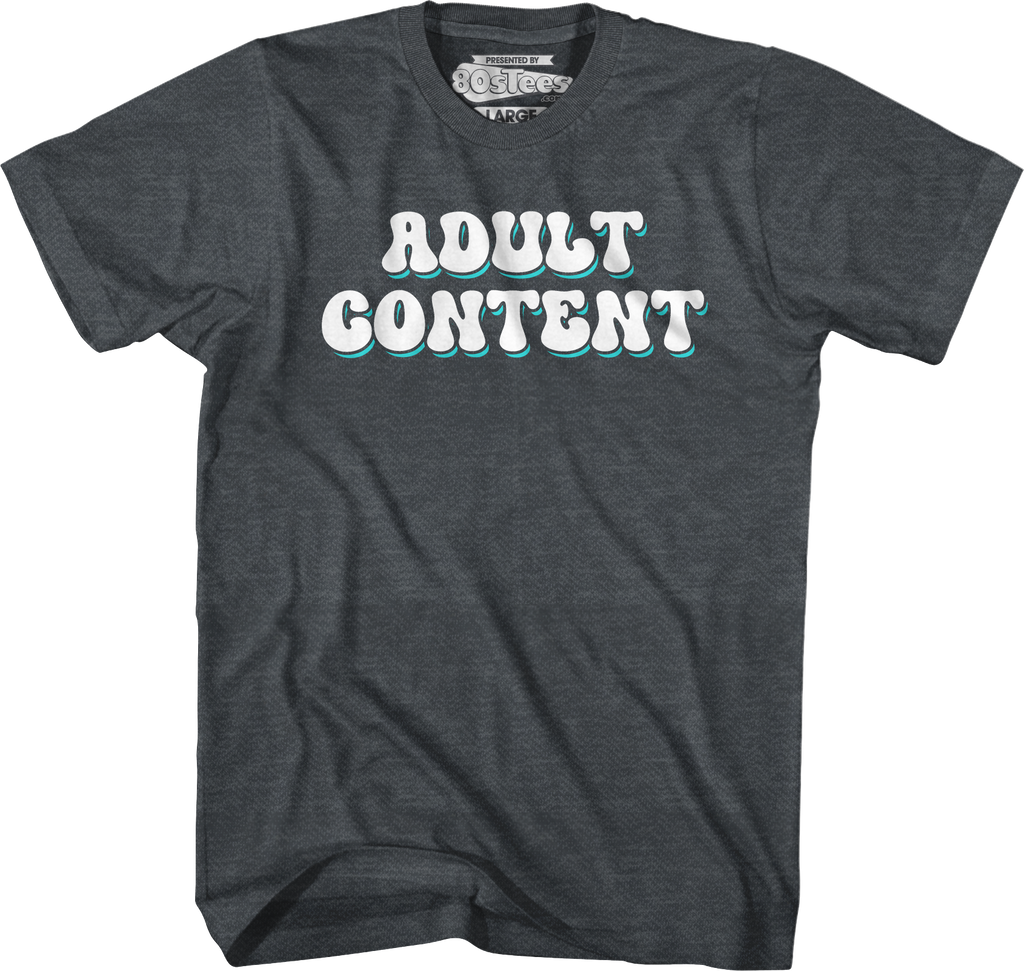 Adult Content T-Shirt product image 3