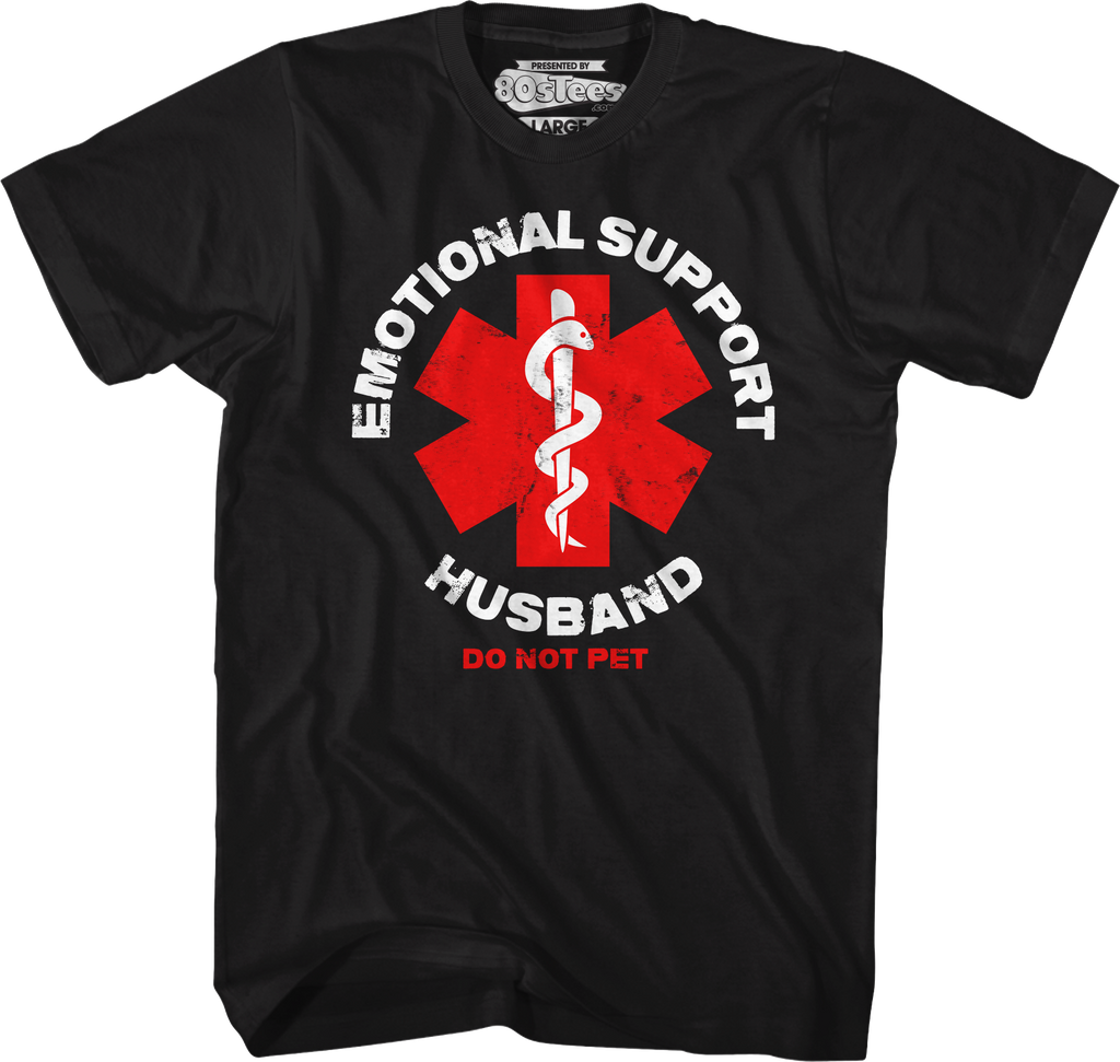 Emotional Support Husband T-Shirt product image 4