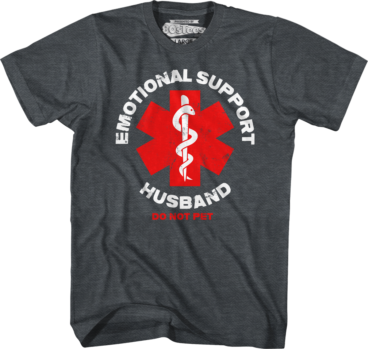 Emotional Support Husband T-Shirt product image 5