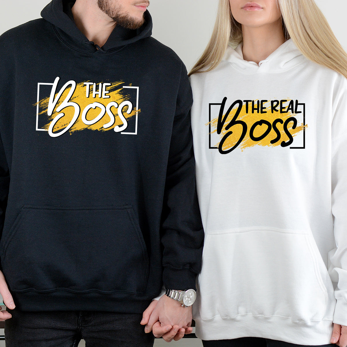 The Boss Real Matching Hoodies For Couples product image 1