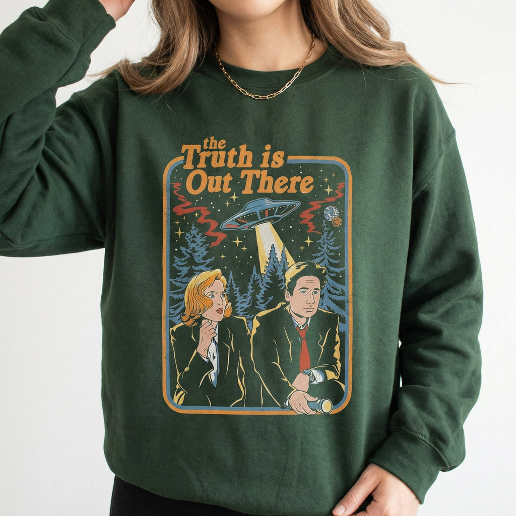 The Truth Is Out There UFO Graphic T-Shirt – Retro Alien product image 4
