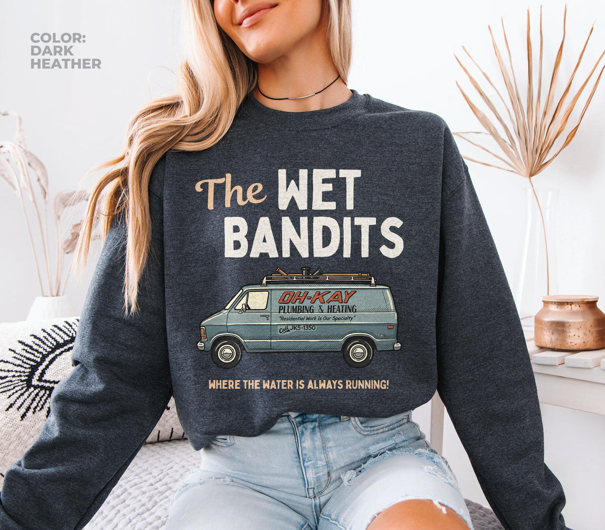 The Wet Bandits Christmas Sweatshirt – Funny Home product image 2
