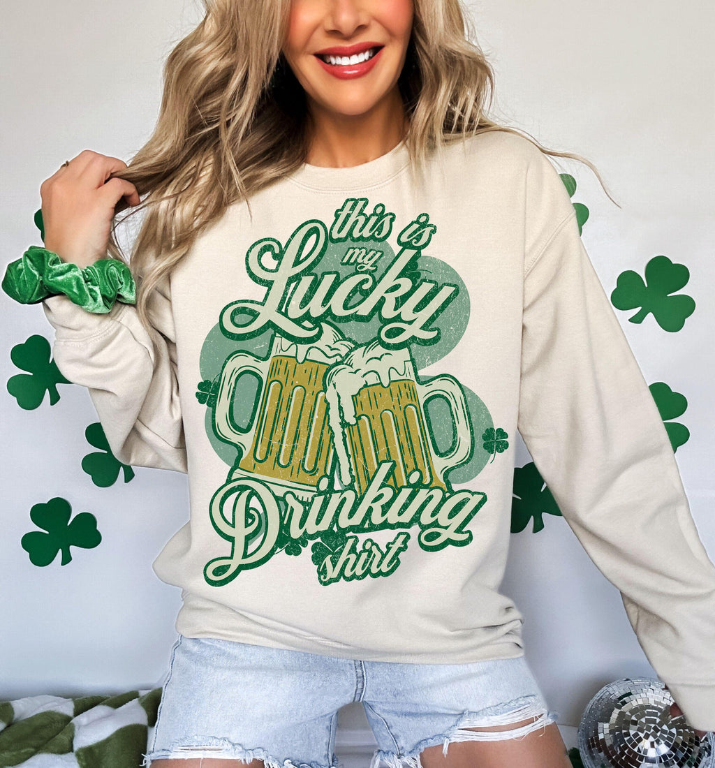 This Is My Lucky Drinking T-Shirt - St Patricks Day Funny product image 6