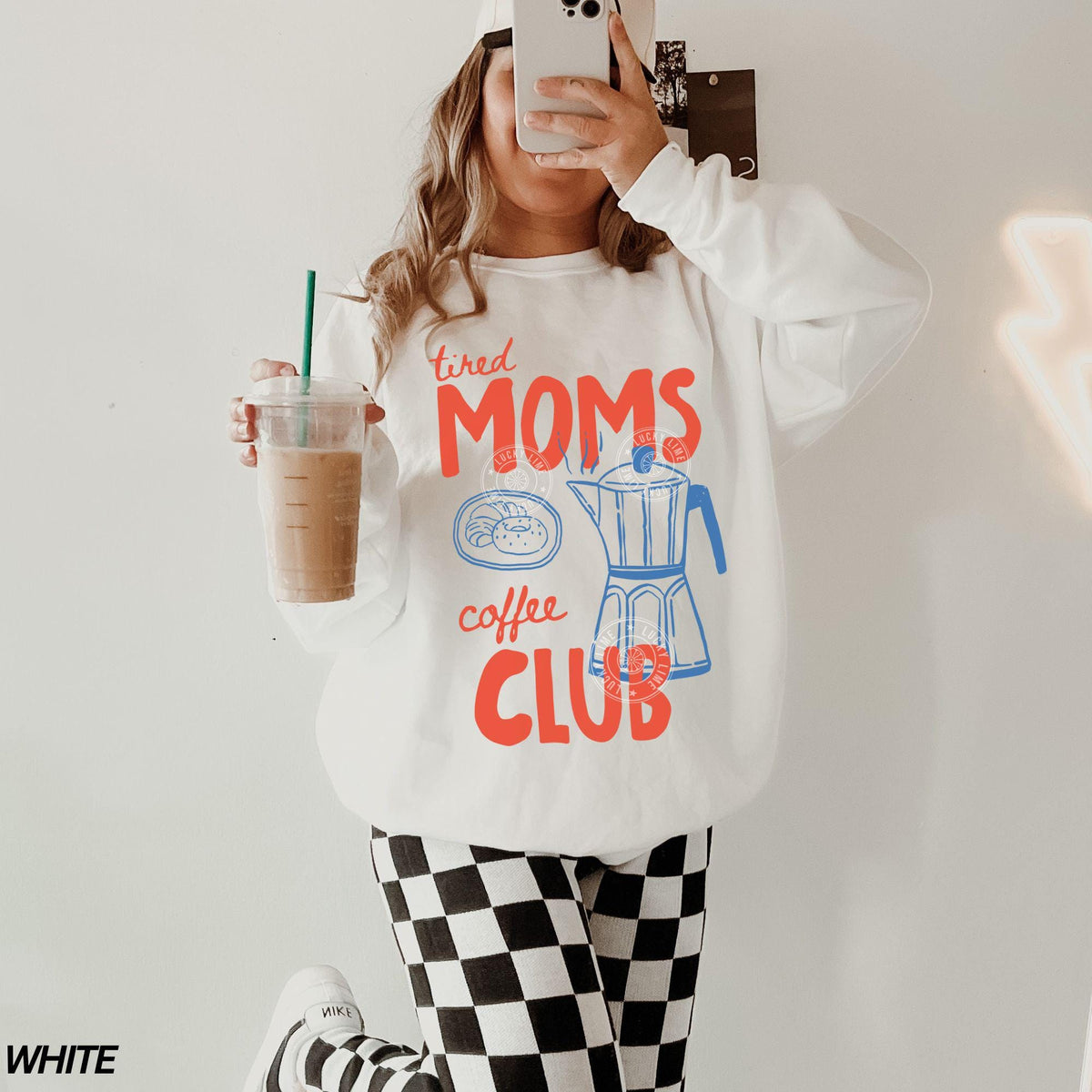 Tired Moms Coffee Club T-Shirt – Trendy Mama Lover Tee product image 4