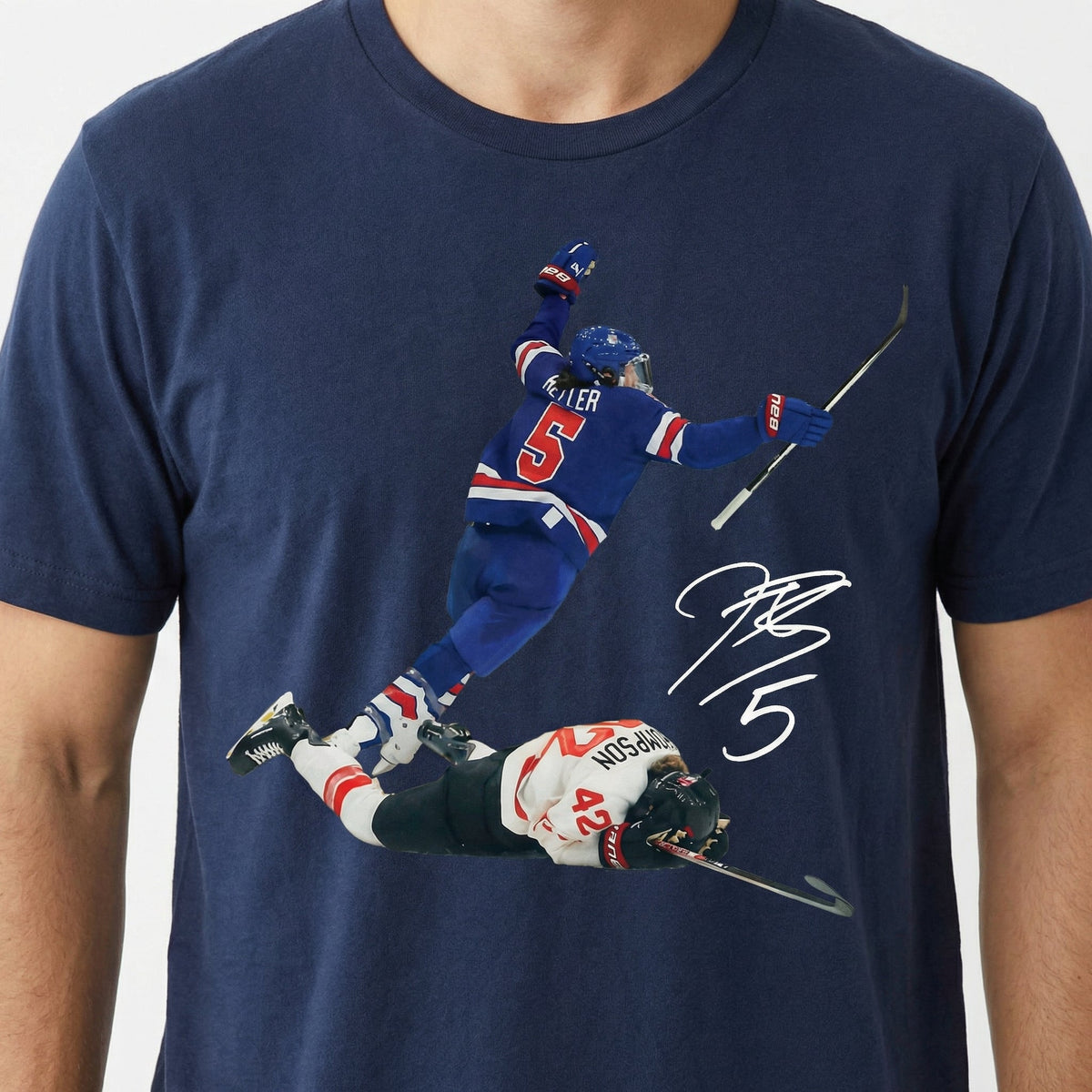 USA Women’s Hockey Hilary Knight Graphic T-Shirt – Vintage product image 2