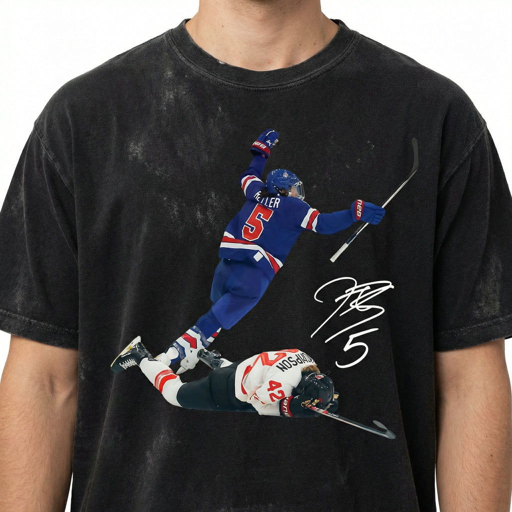 USA Women’s Hockey Hilary Knight Graphic T-Shirt – Vintage product image 3