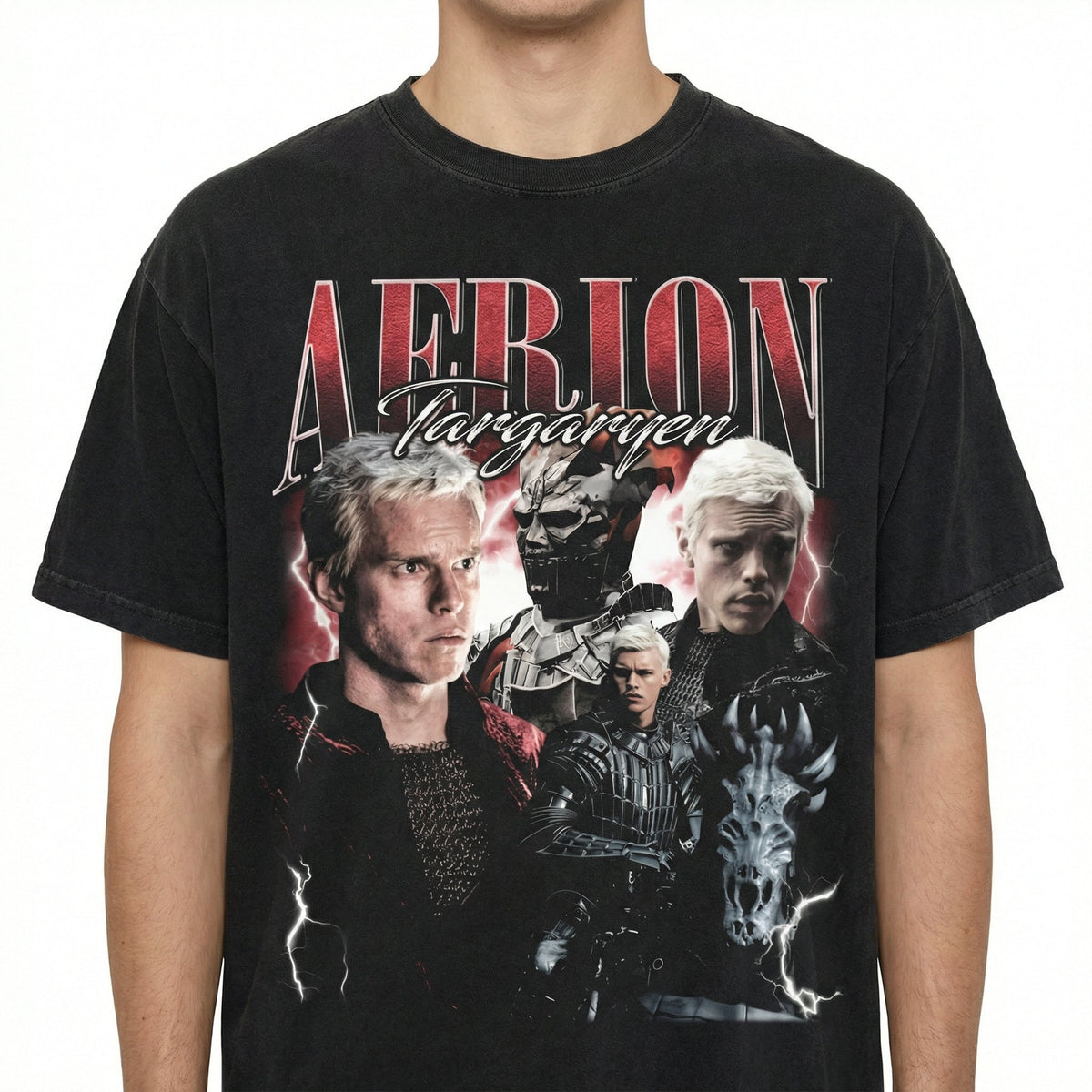 Vintage 90s Aerion Targaryen Dragon Fantasy T-Shirt – product image 1