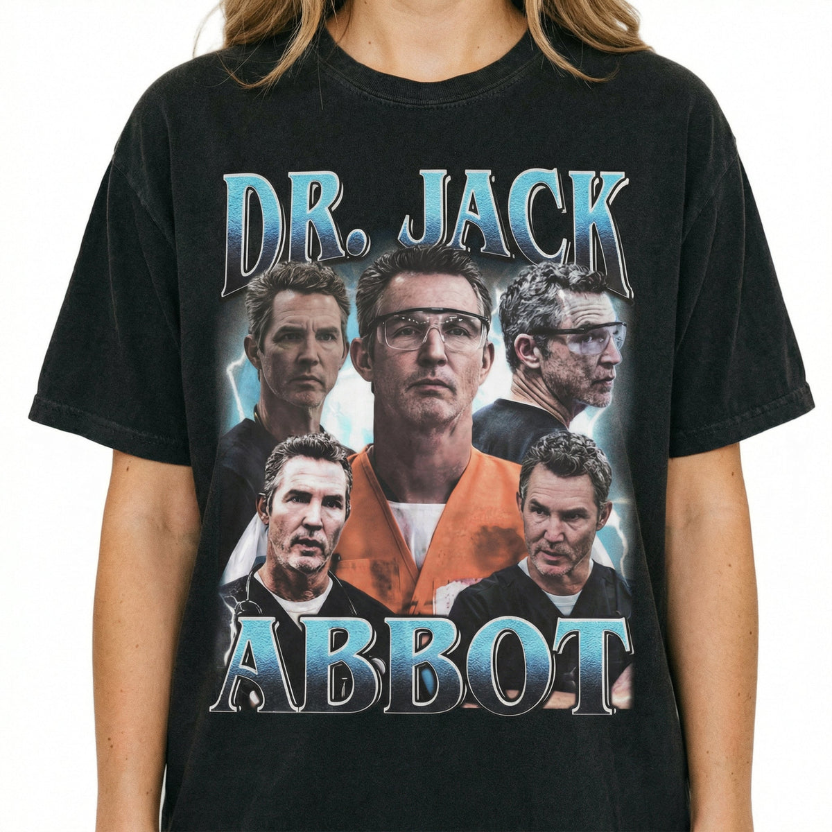 Vintage 90s Retro Dr. Jack Abbot Doctor Graphic T-Shirt – product image 1