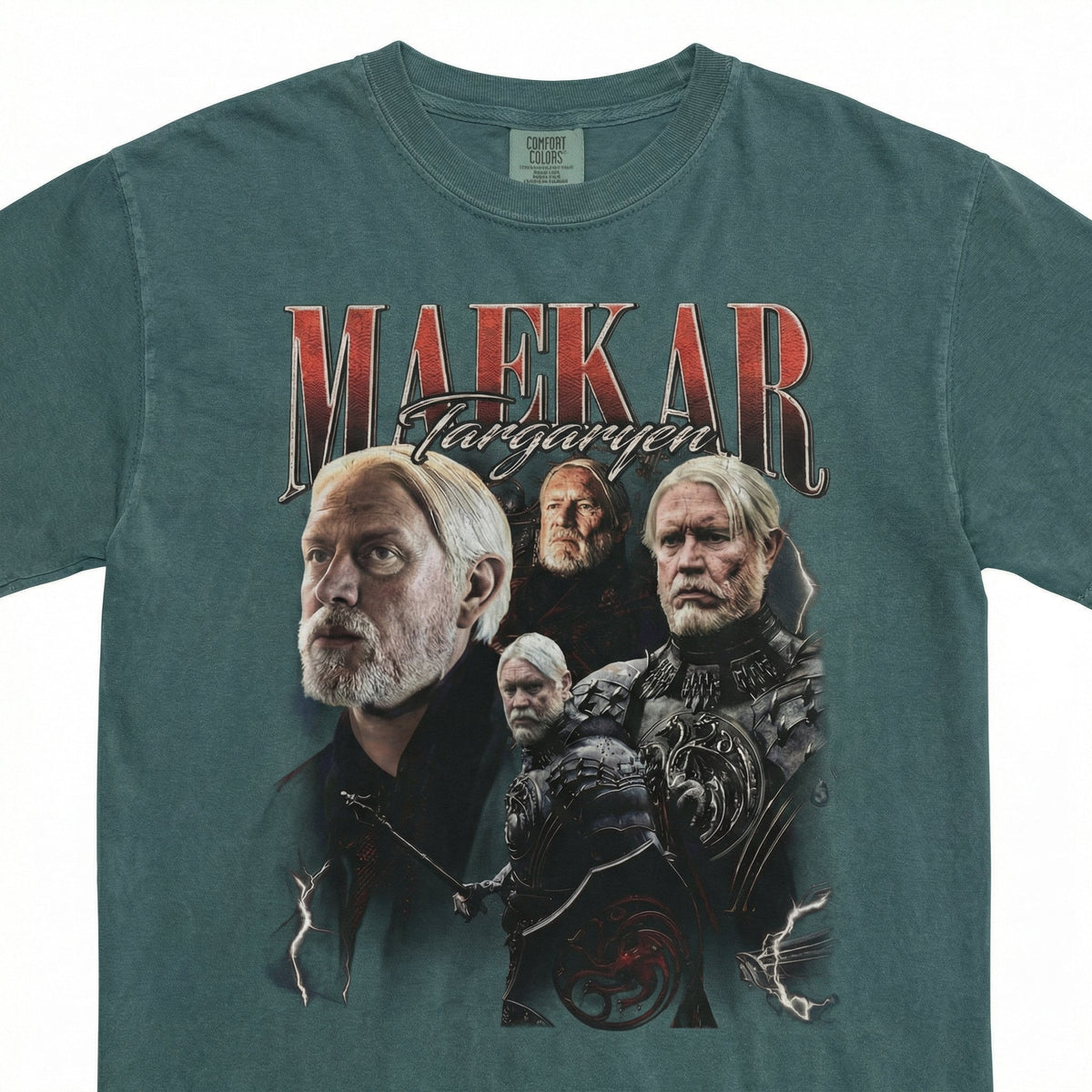 Vintage 90s Targaryen Fantasy Dragon Graphic T-Shirt – product image 3