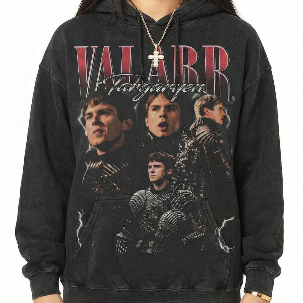 Vintage 90s Valarr Targaryen Dragon Knight Graphic T-Shirt product image 4