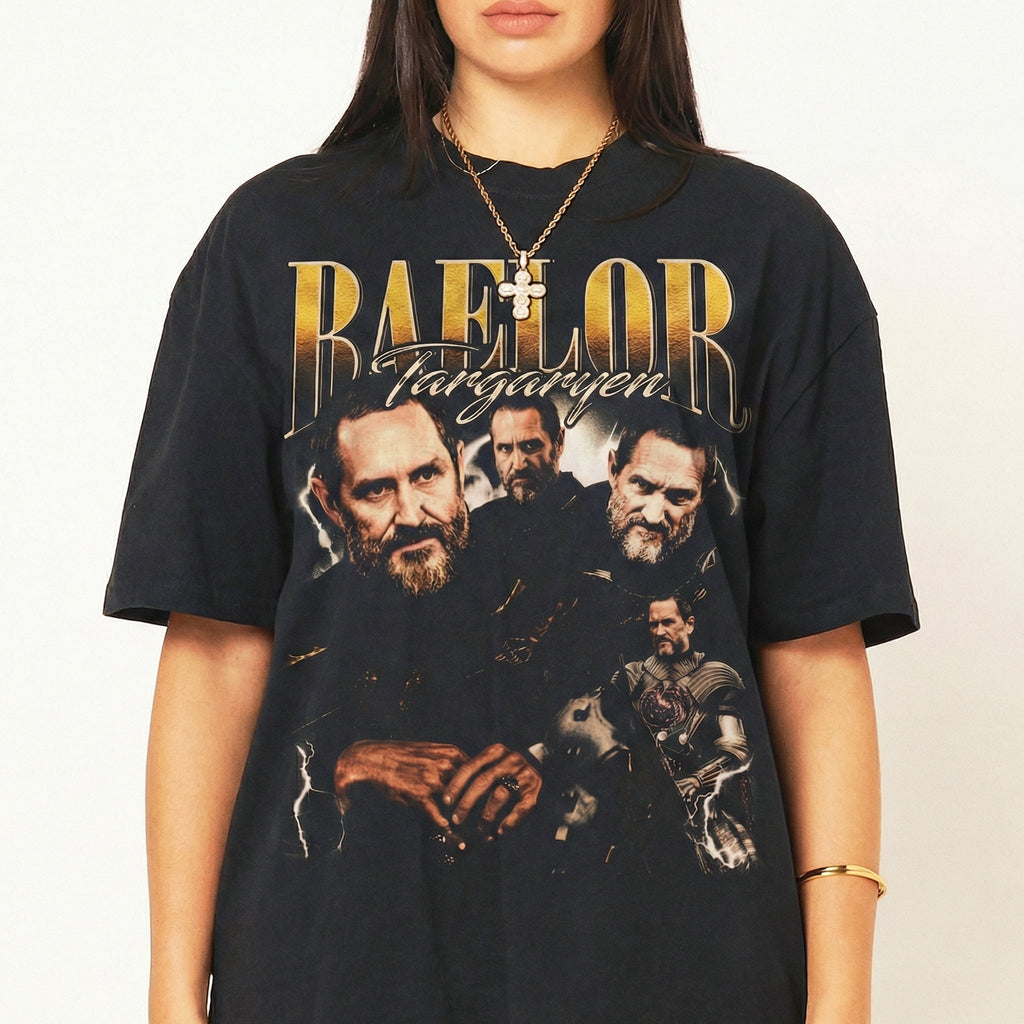 Vintage Baelor Targaryen Shirt – 90s Medieval Graphic Tee product image 5