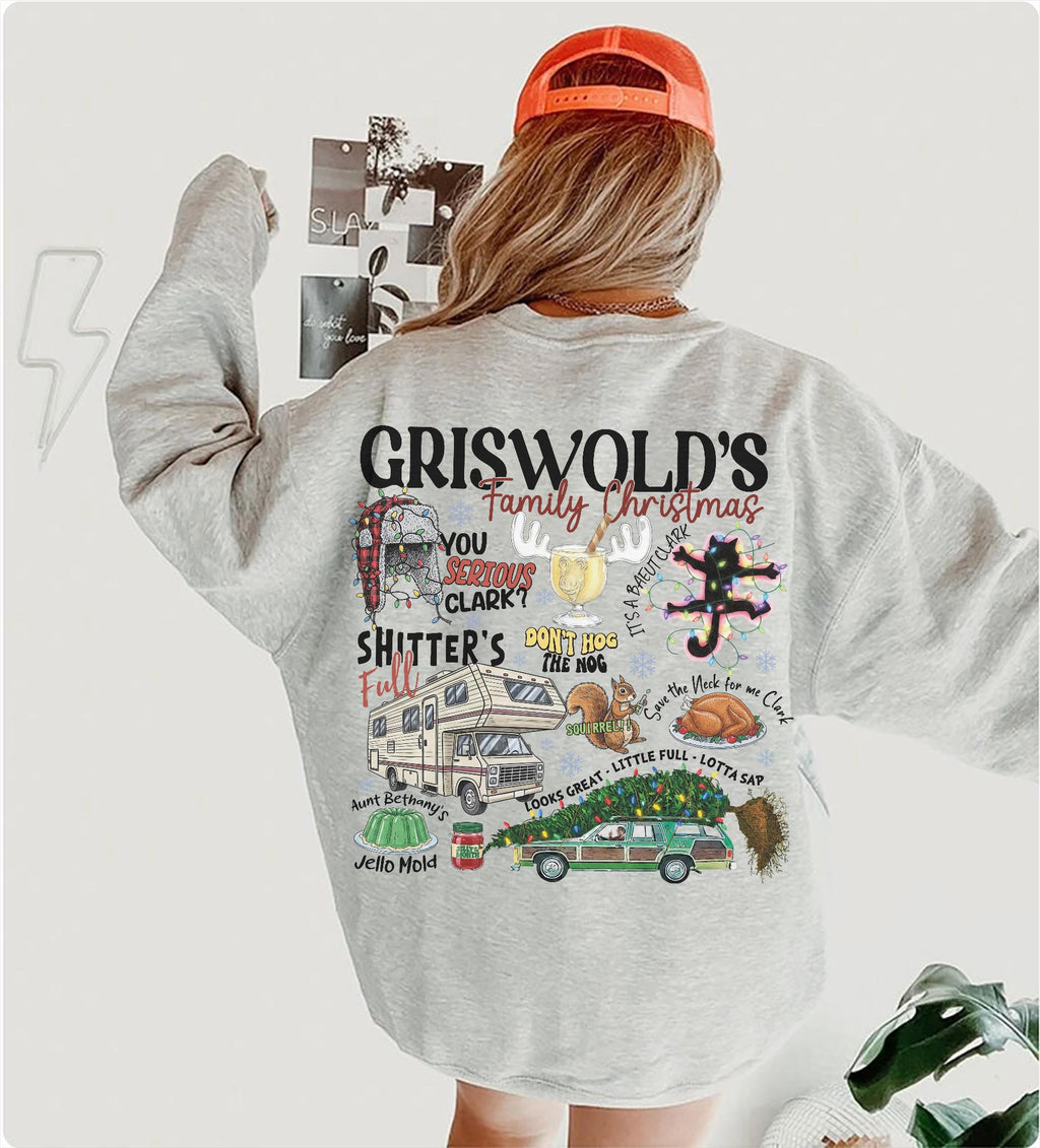 Vintage Christmas Vacation Movie Sweatshirt Funny Griswold product image 1