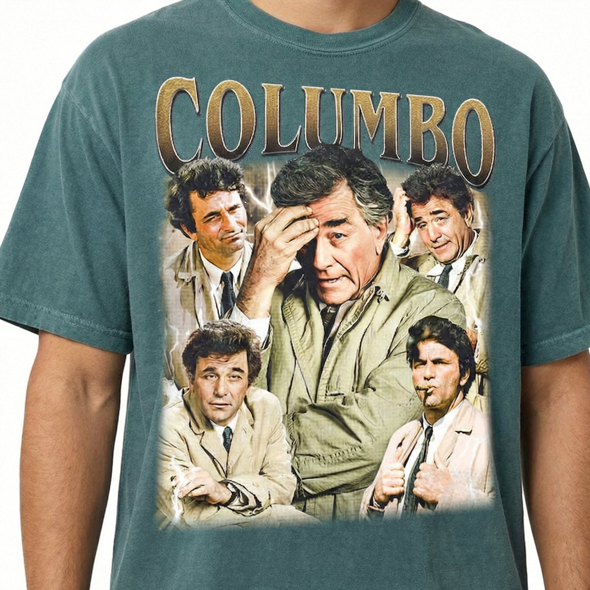 Vintage Columbo Detective Inspired Graphic T-Shirt – Retro product image 2