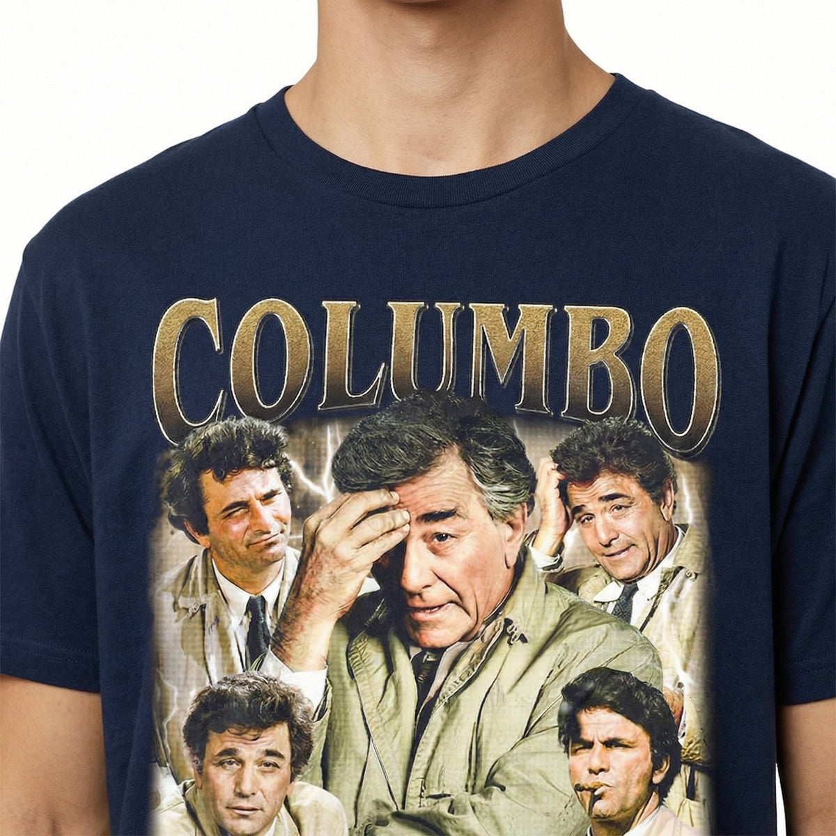 Vintage Columbo Detective Inspired Graphic T-Shirt – Retro product image 3