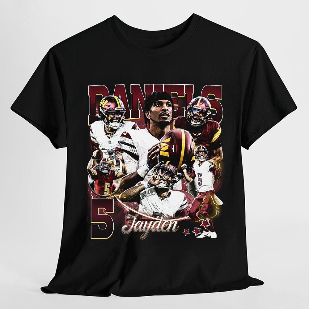 Daniel Vintage Bootleg 90s Football T-Shirt – Washington product image 3