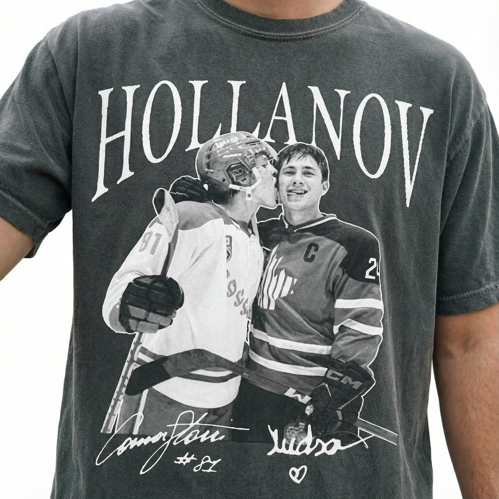 Vintage Drama Hudson x Connor Aesthetic Graphic T-Shirt – product image 3