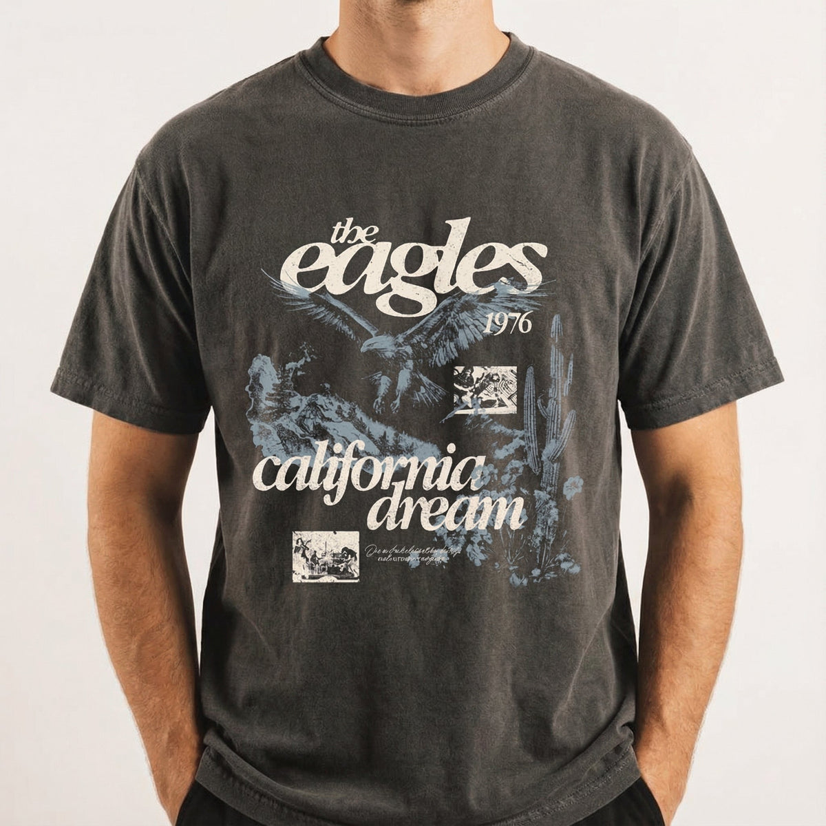 Vintage Eagle Graphic Tee – Aesthetic Retro Screenprint product image 1