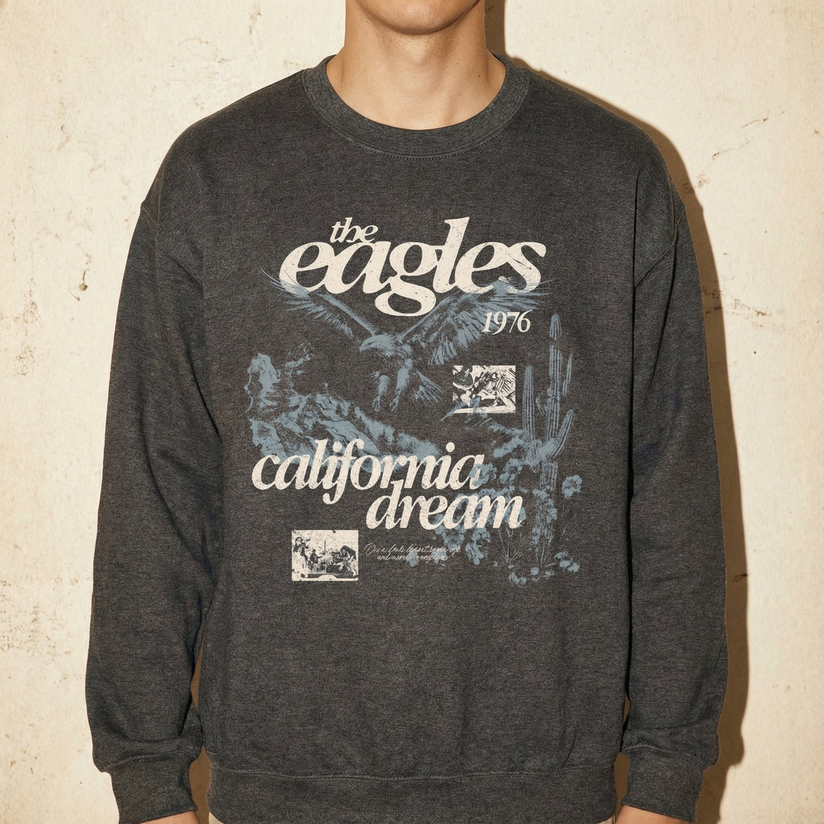 Vintage Eagle Graphic Tee – Aesthetic Retro Screenprint product image 3