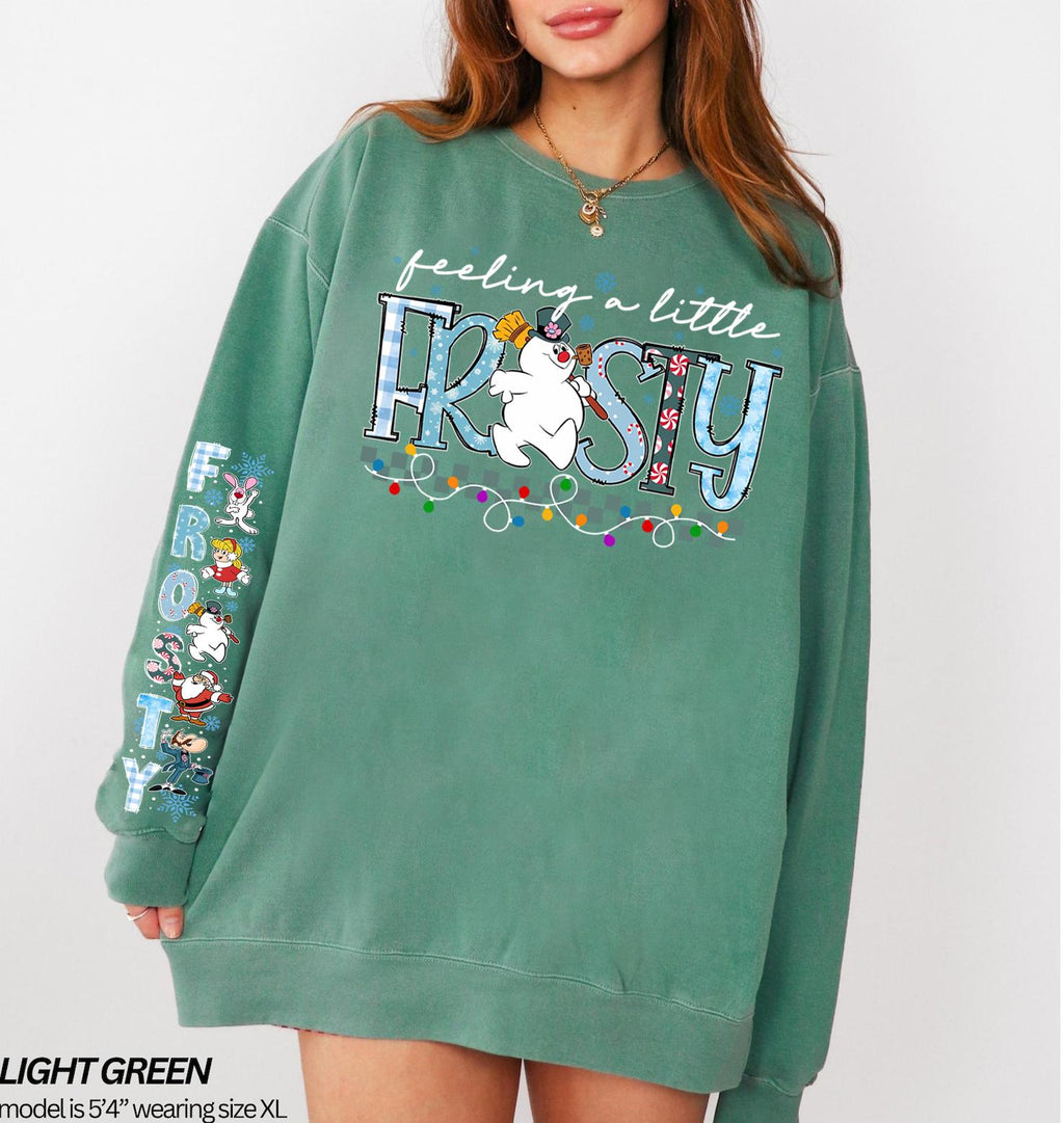 Vintage Frosty the Snowman Sweatshirt Retro Christmas Shirt product image 2