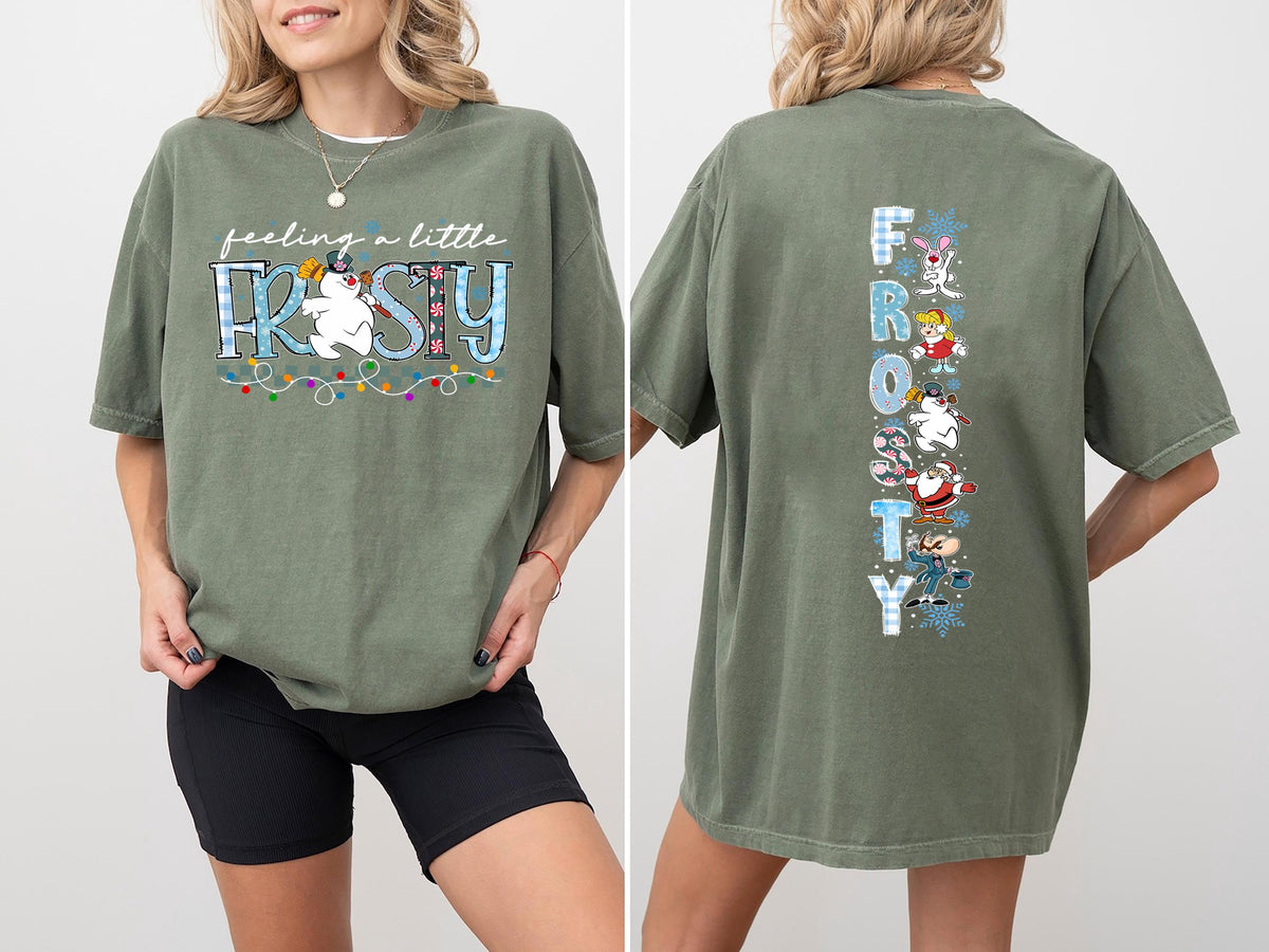 Vintage Frosty the Snowman Sweatshirt Retro Christmas Shirt product image 10